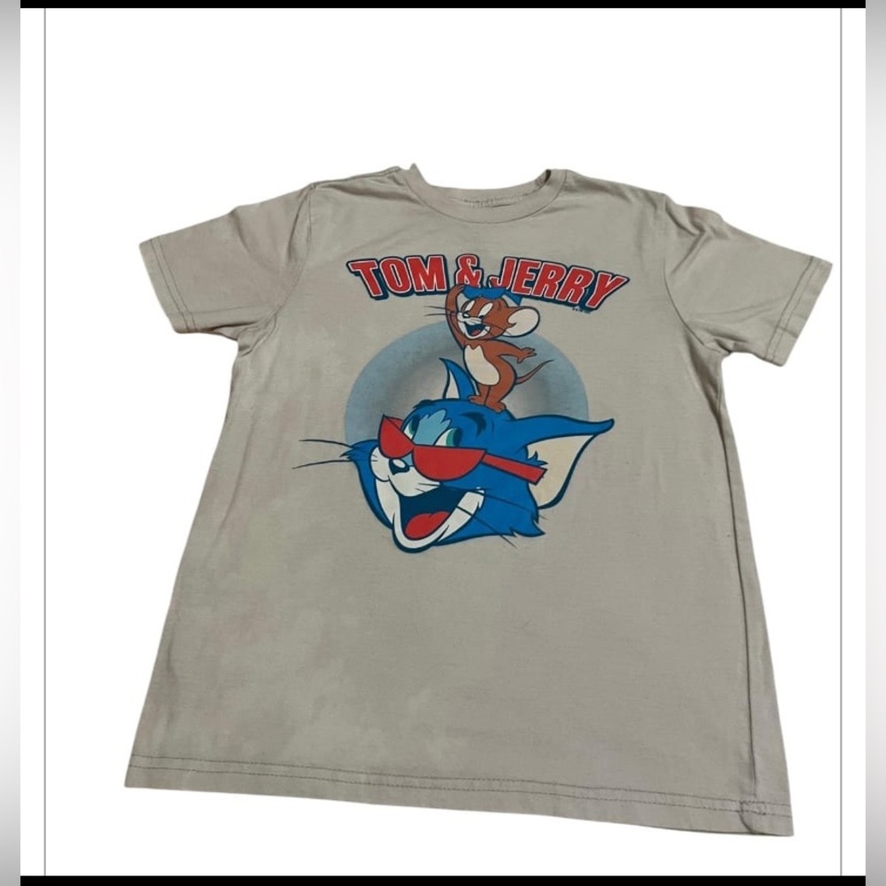 (8) Tom and Jerry light brown t-shirt for boy